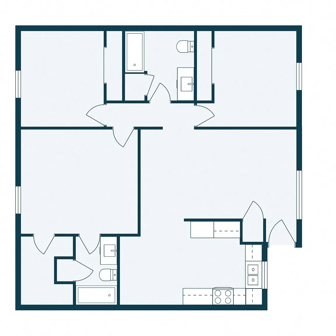 Parkwest Gardens – Floor plan