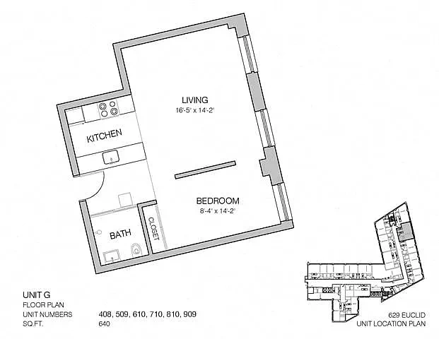 Lofts at 629 Euclid – L1-640