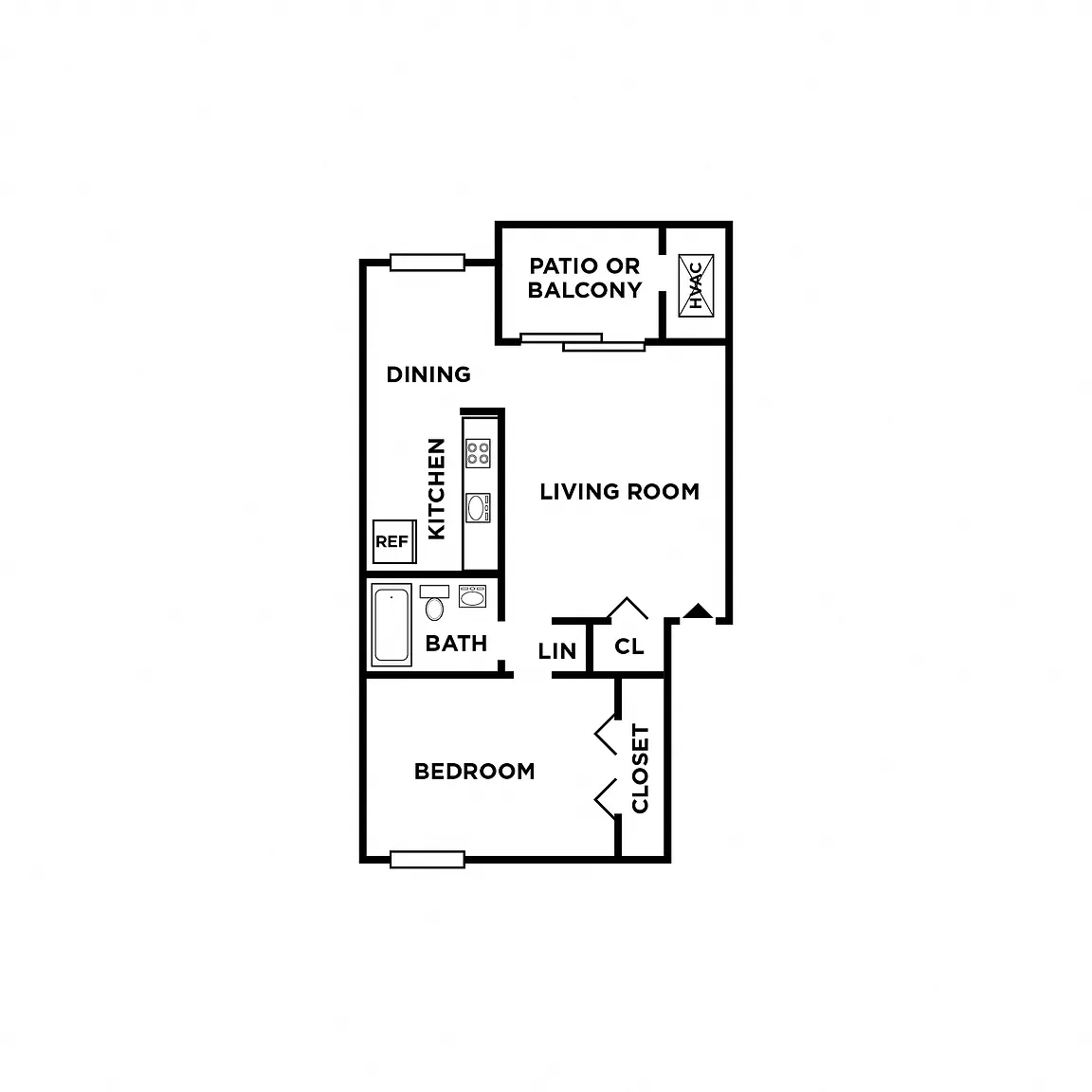 Seneca Bay Apartment Homes – Floor plan