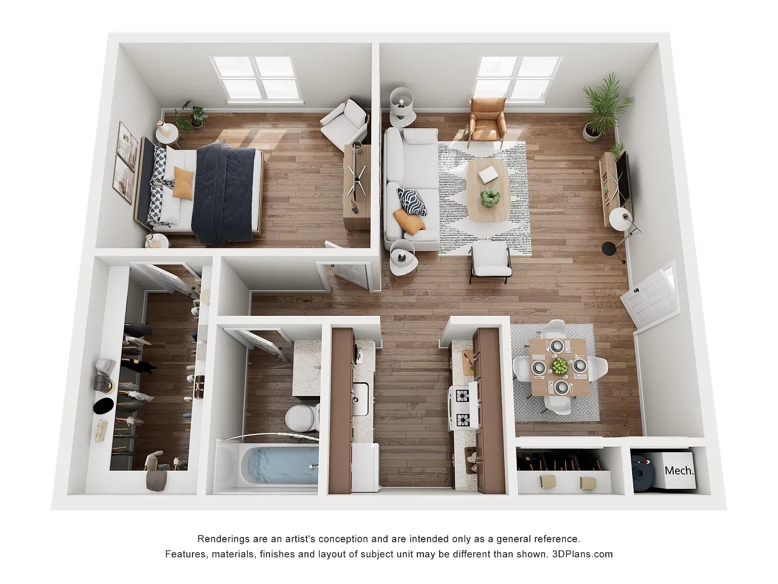 Hilliard Village Apartments and Townhomes – The Wilson - Premium