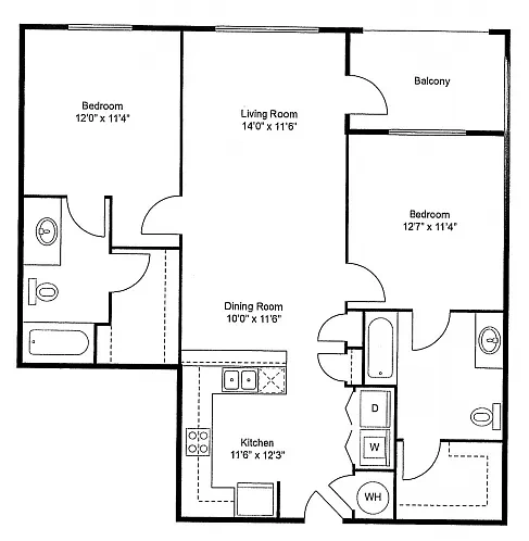 Flats on 4th – Floor plan
