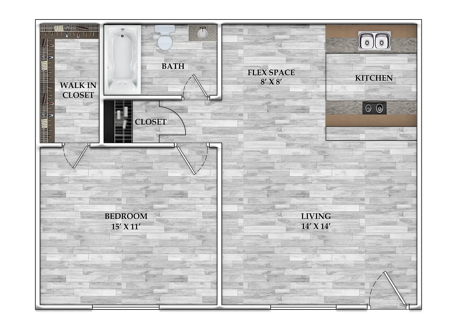 Salado At Cityview Apartments – Floor plan