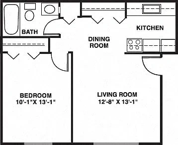 Wood Creek Apartments – Floor plan