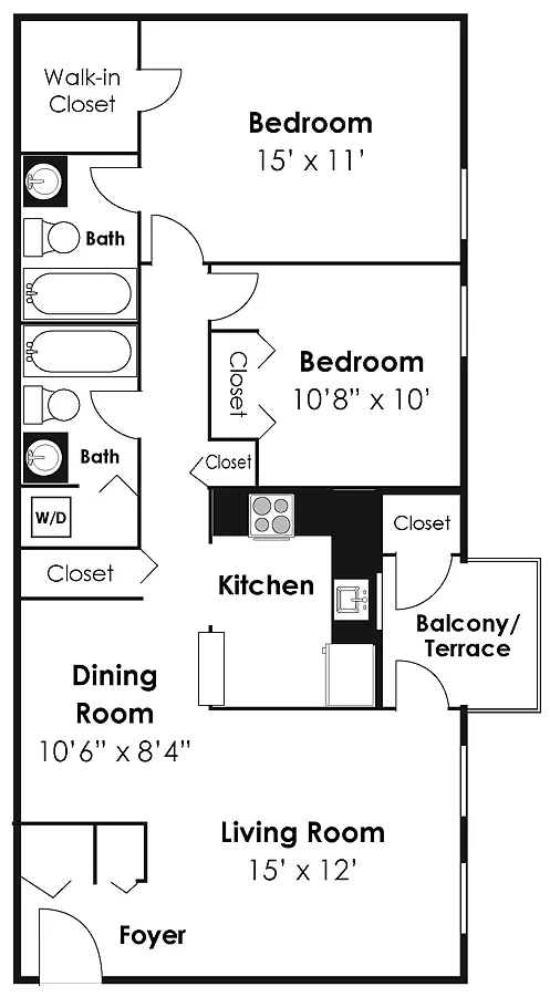 Westwinds Apartments – Floor plan