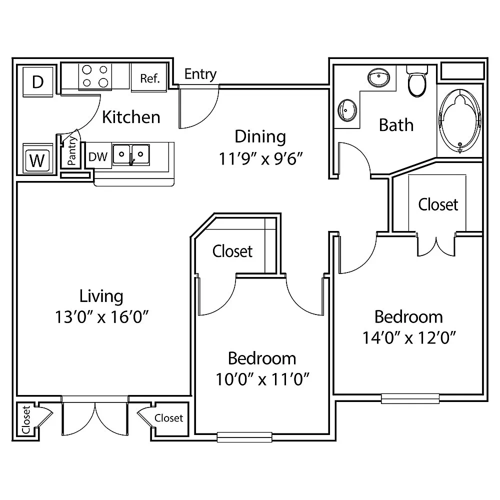 Ocean Shores – Floor plan