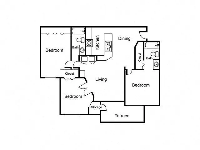 Village Place Apartment Homes – Floor plan