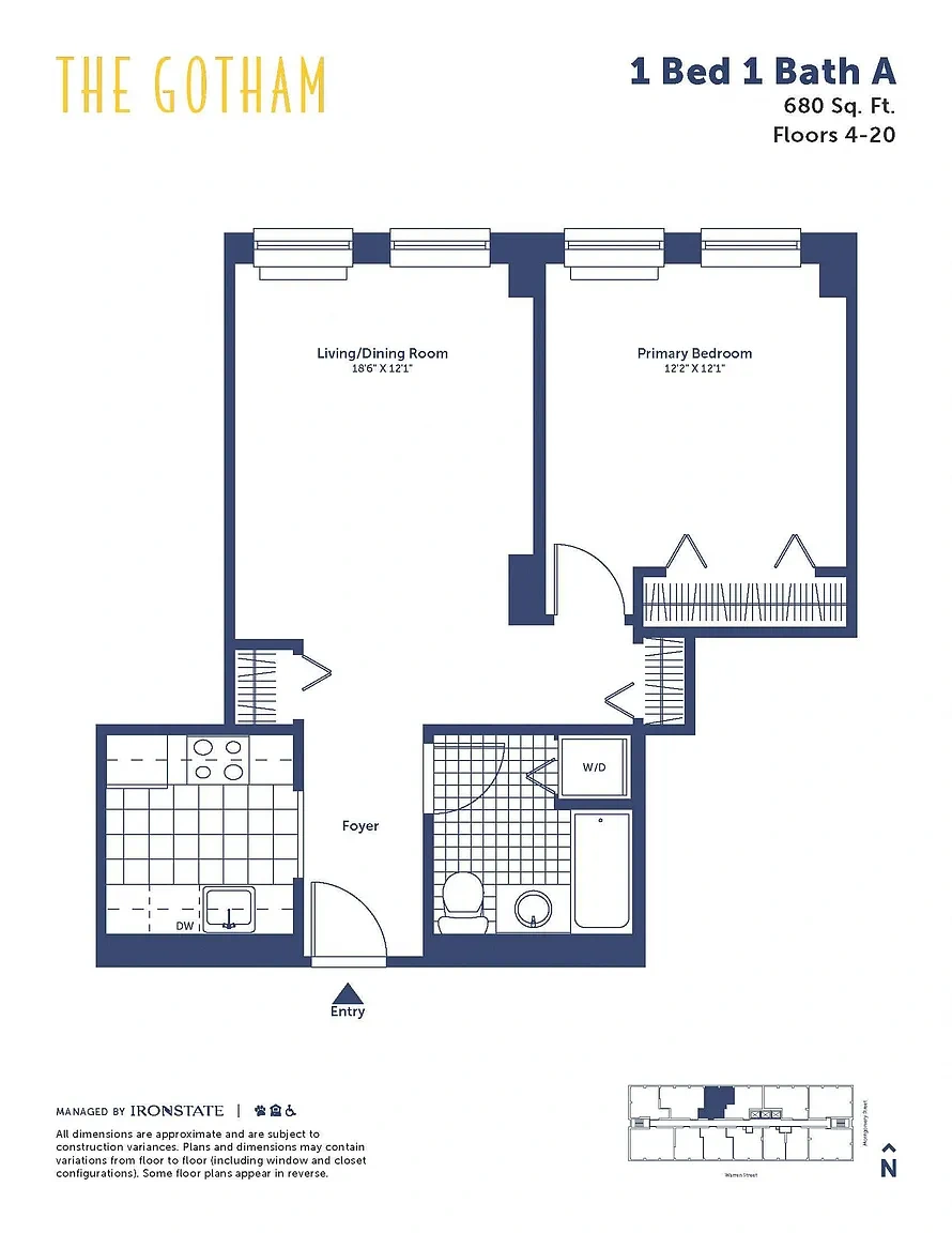 The Gotham – Floor plan