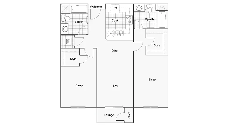 Arrive Mission Valley – Floor plan