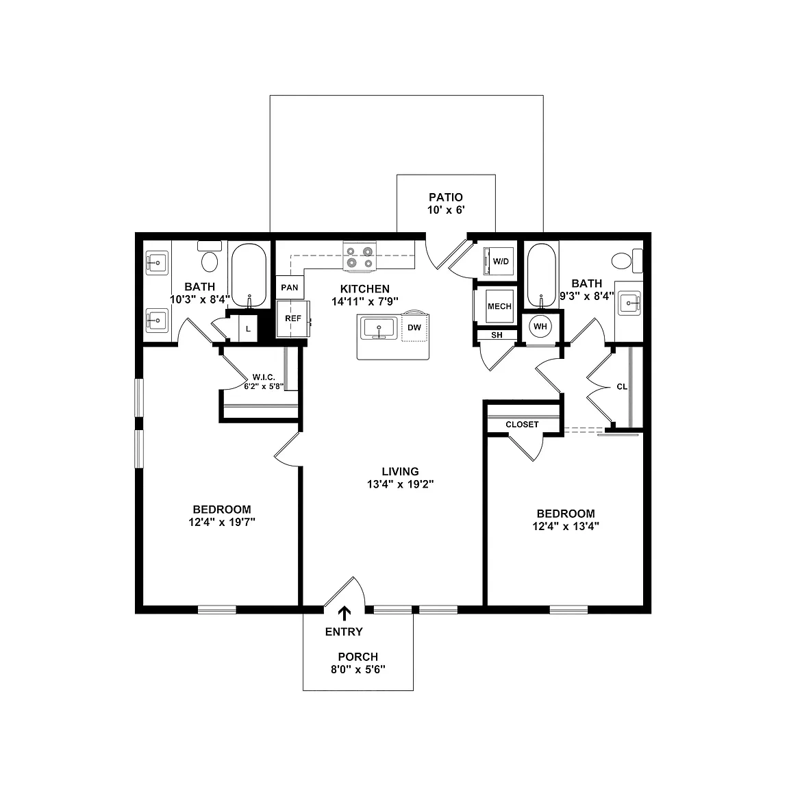 LEO at Bristol - Single Family Rental Homes – Floor plan