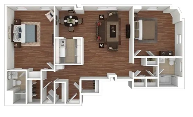 Shaker Collection – Shaker 2 Bed 2 Bath