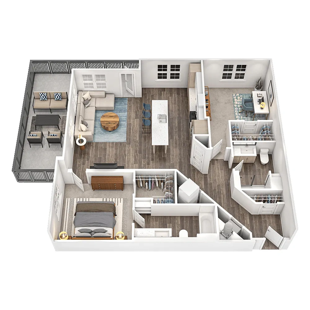 Vue at The Quarter – Floor plan