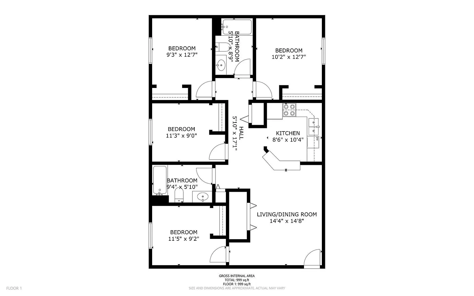 Sumner Point Apartments – 4Bed-2Bath