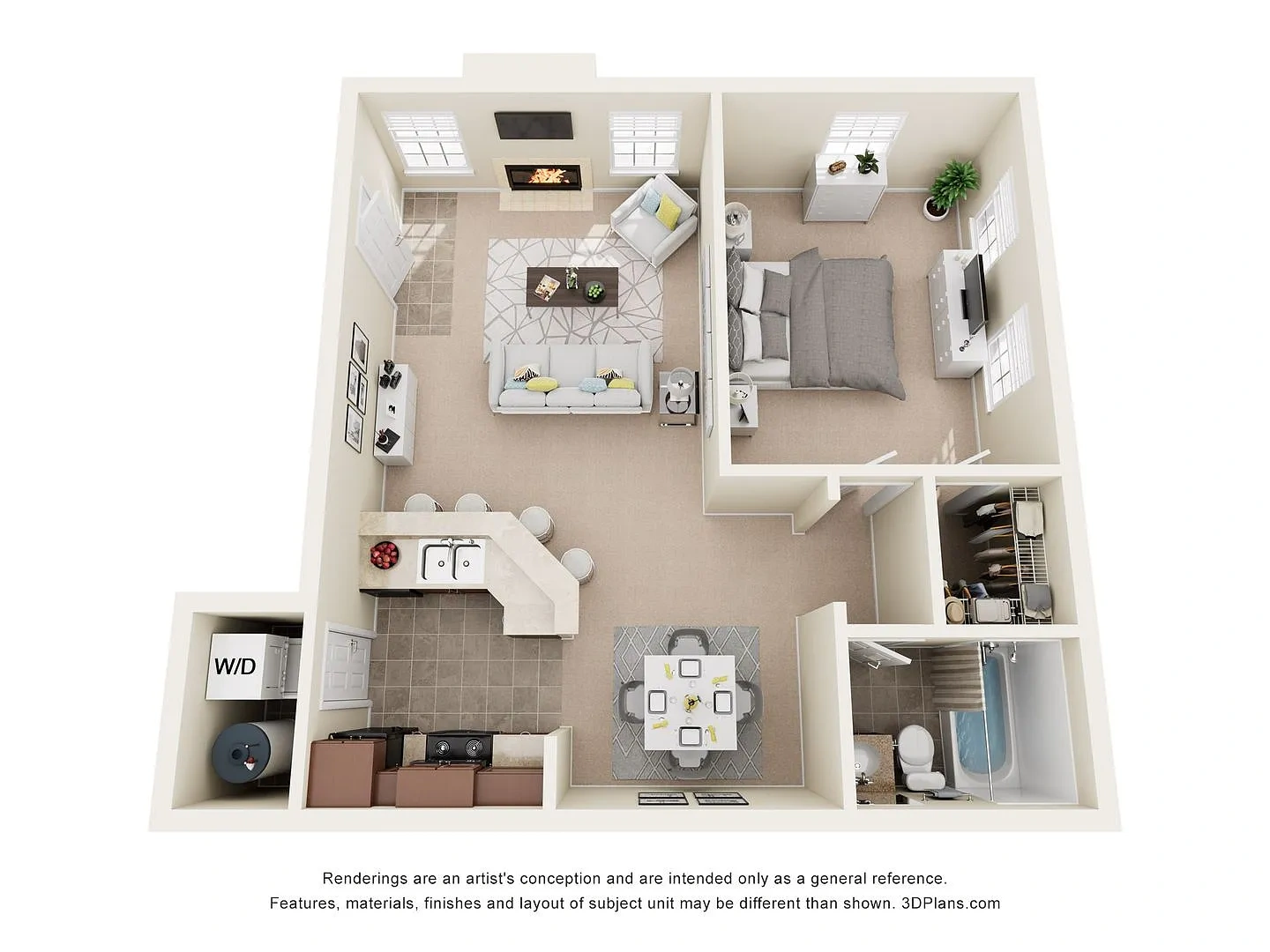 Waterford Village Apartments – Floor plan