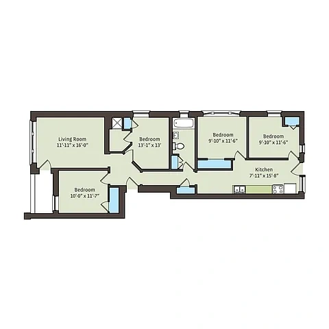 5335-5345 S. Kimbark Avenue – Floor plan