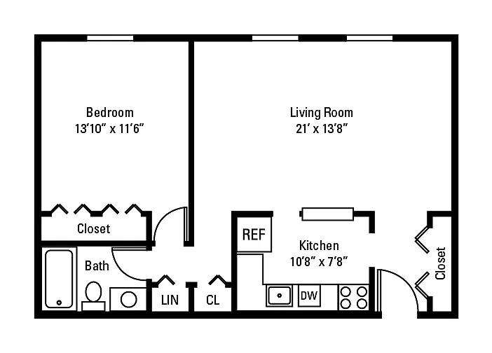 Park Place of South Park Apartment Homes – Floor plan