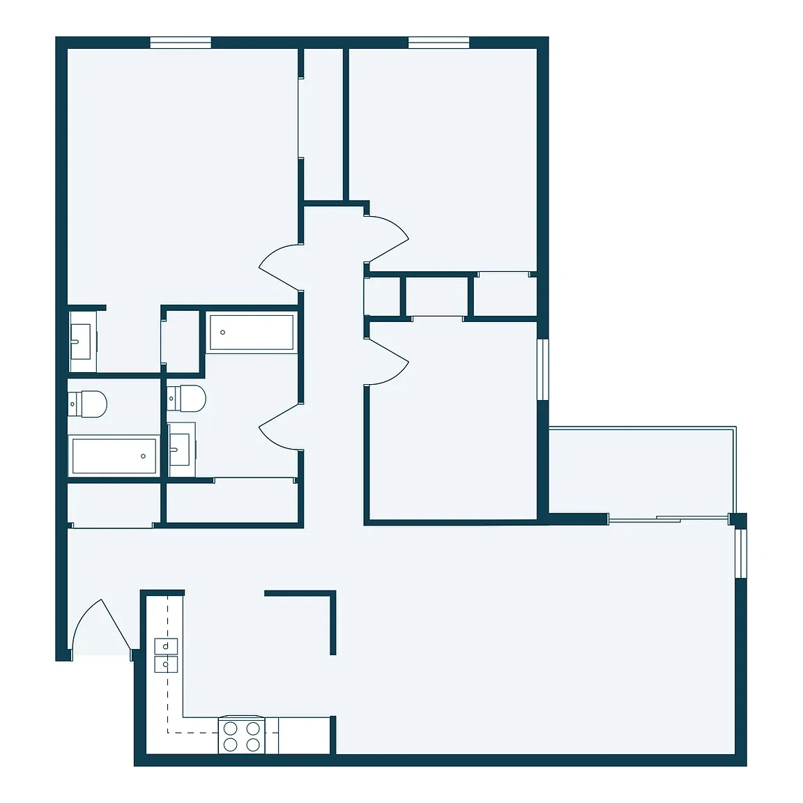 Crescent Park – Floor plan