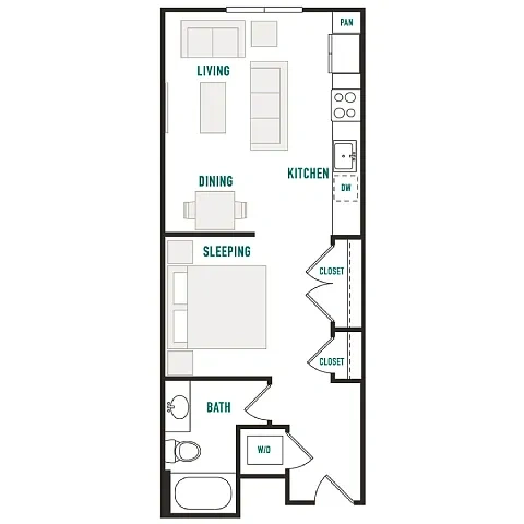 Canvas on Blake – Floor plan