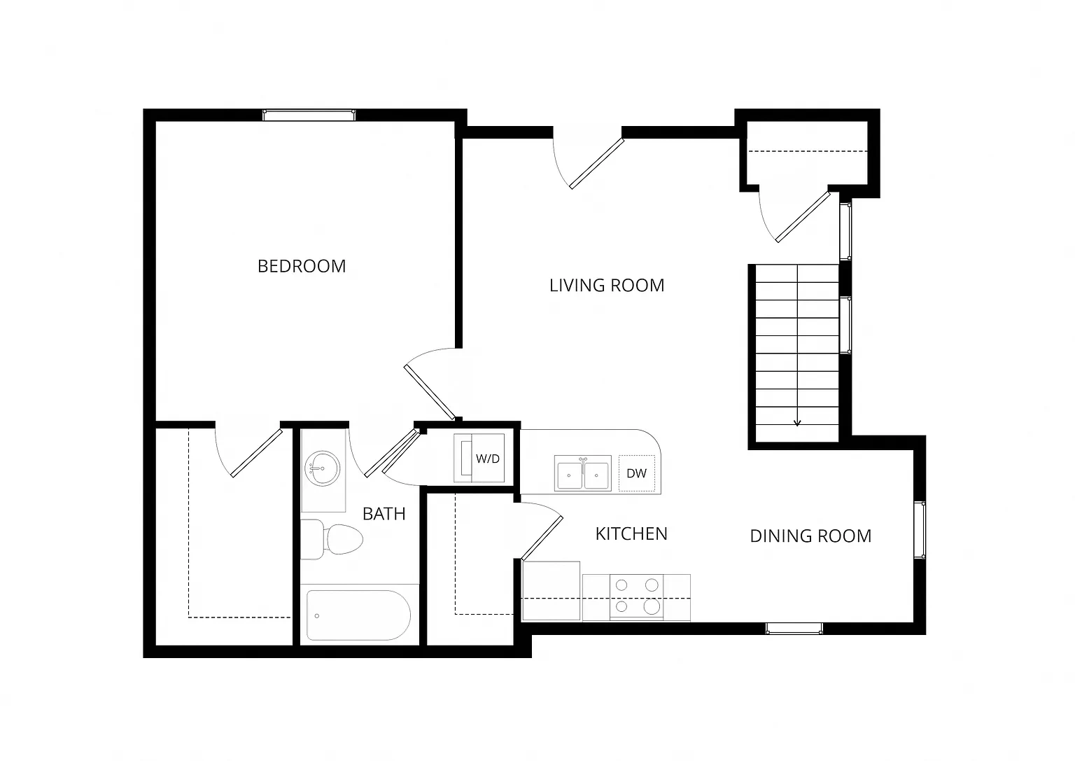 Harbin Pointe Apartment Homes – Floor plan