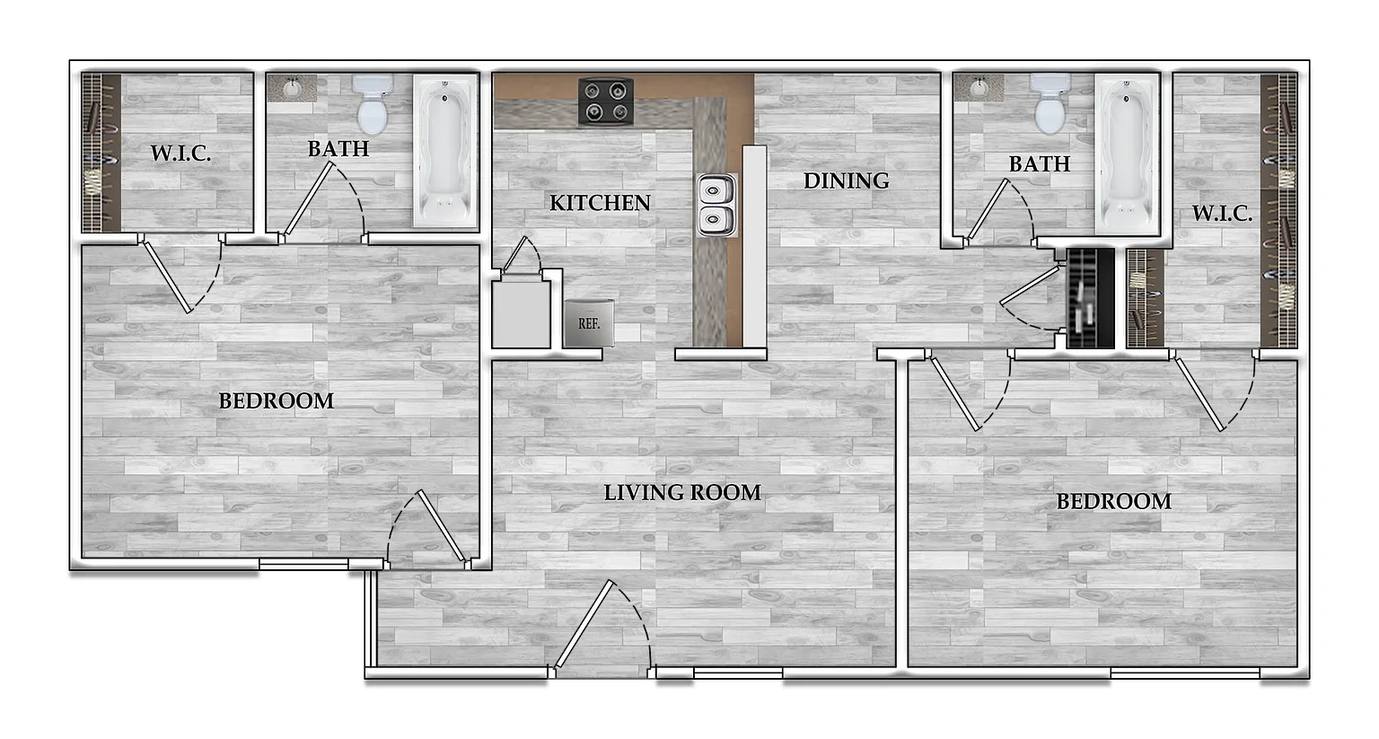 Rockridge Springs Apartments – Floor plan
