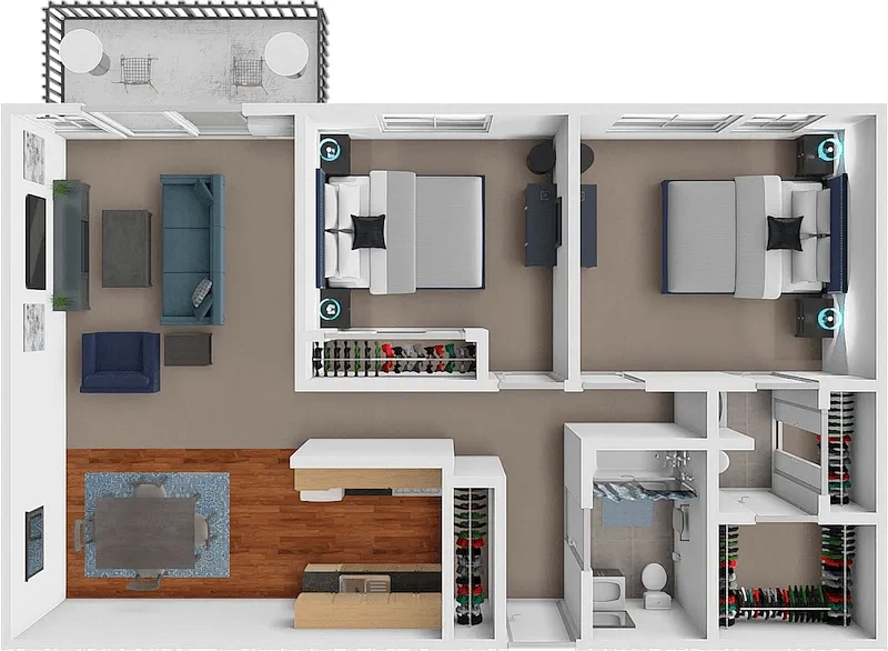 Lakota Lake Apartments – The Meade