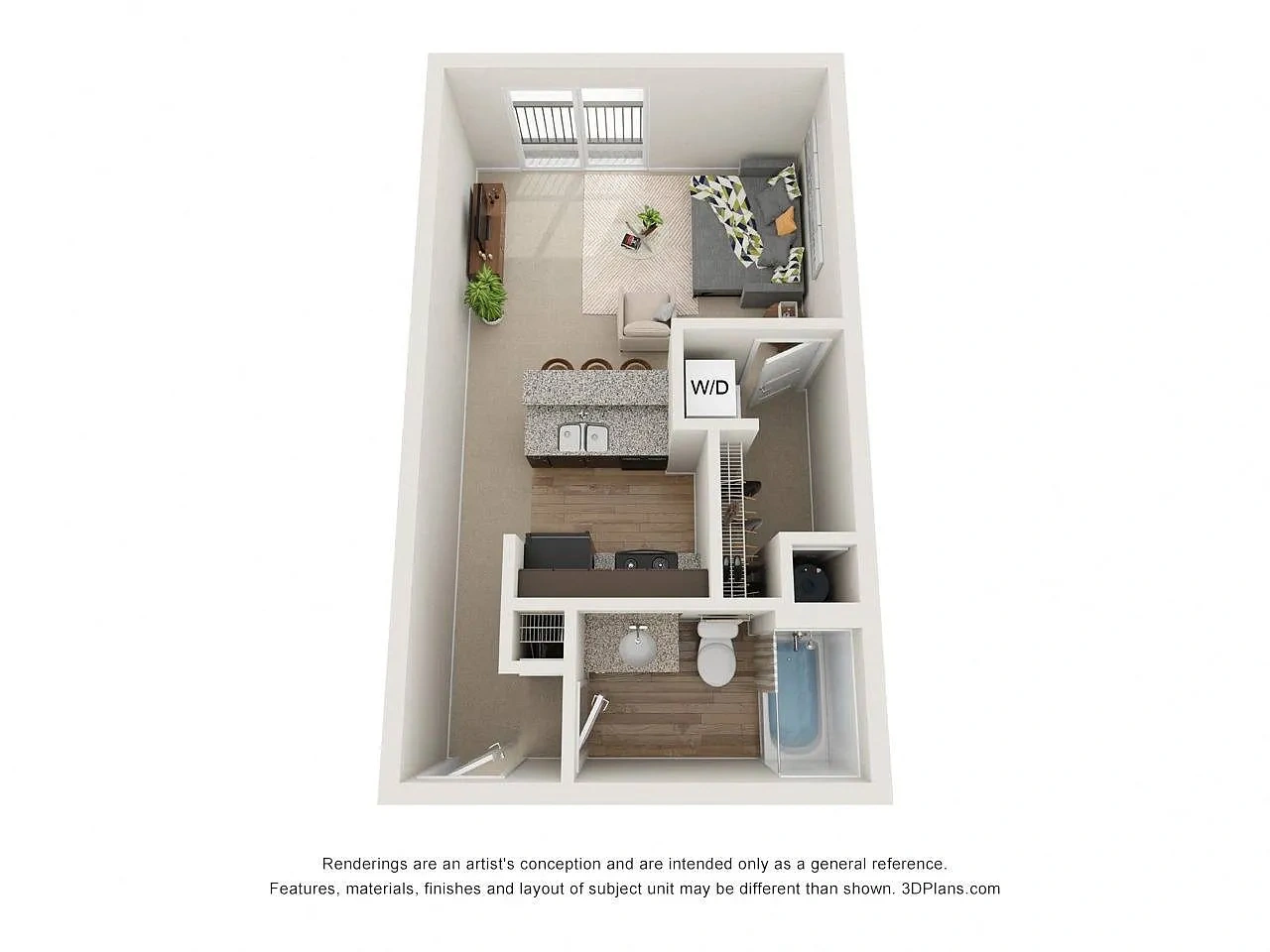 310 at Nulu Apartments – Floor plan