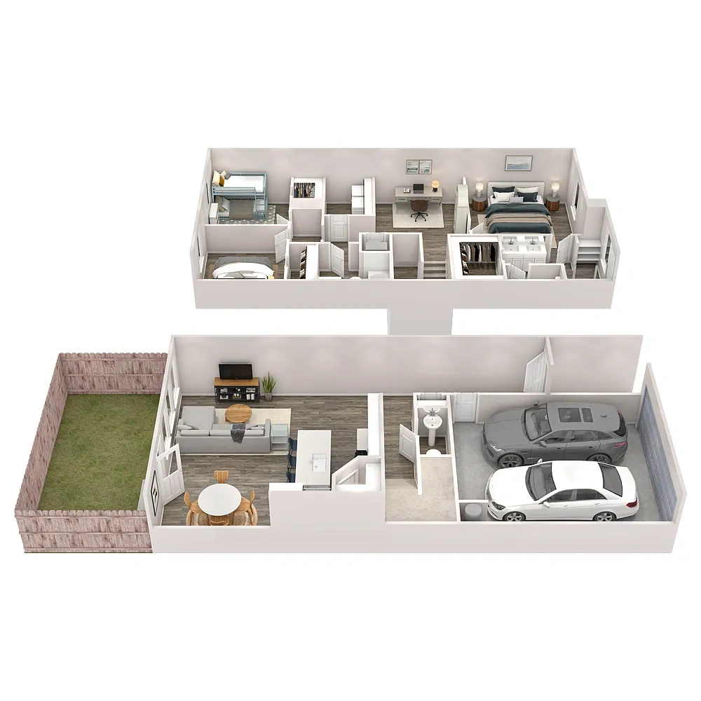 Urbane Duo Townhomes – Floor plan