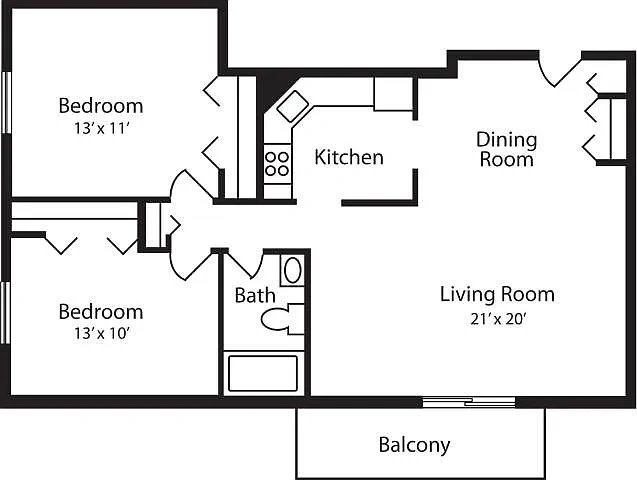 Hummingbird Pointe & The Gardens – Hummingbird 2 Bedrooms Corner