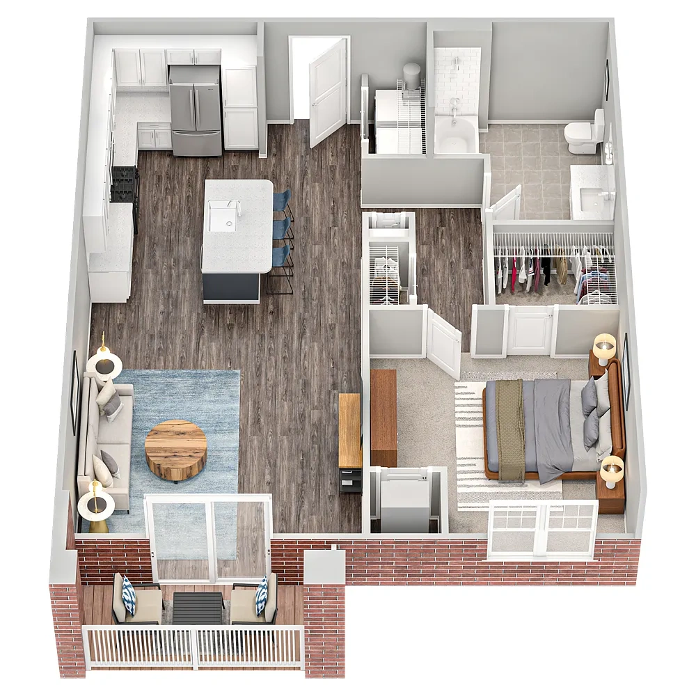 Deer Park Crossing Apartments – Floor plan