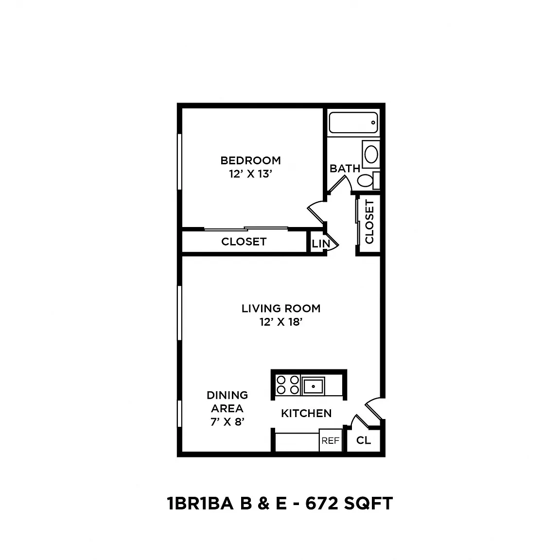 Ridgeview Apartment Homes – Floor plan