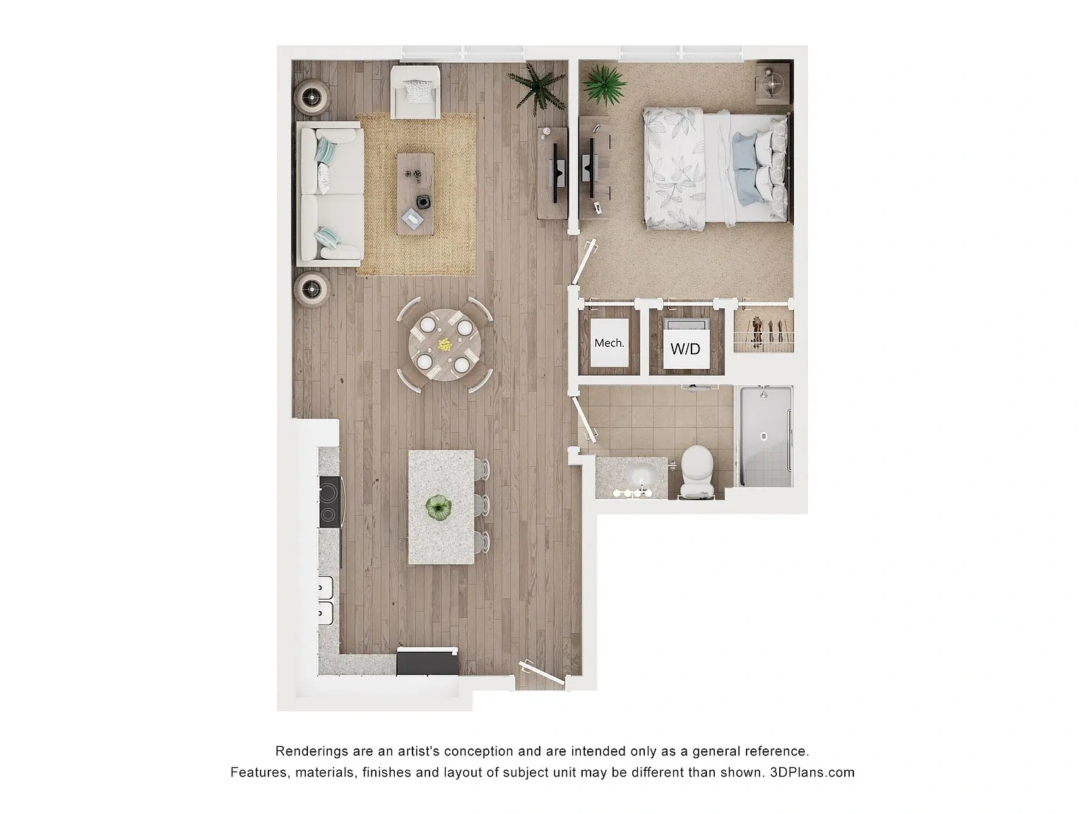 Anchor at Gulf Harbors 62+ Apartments – Floor plan