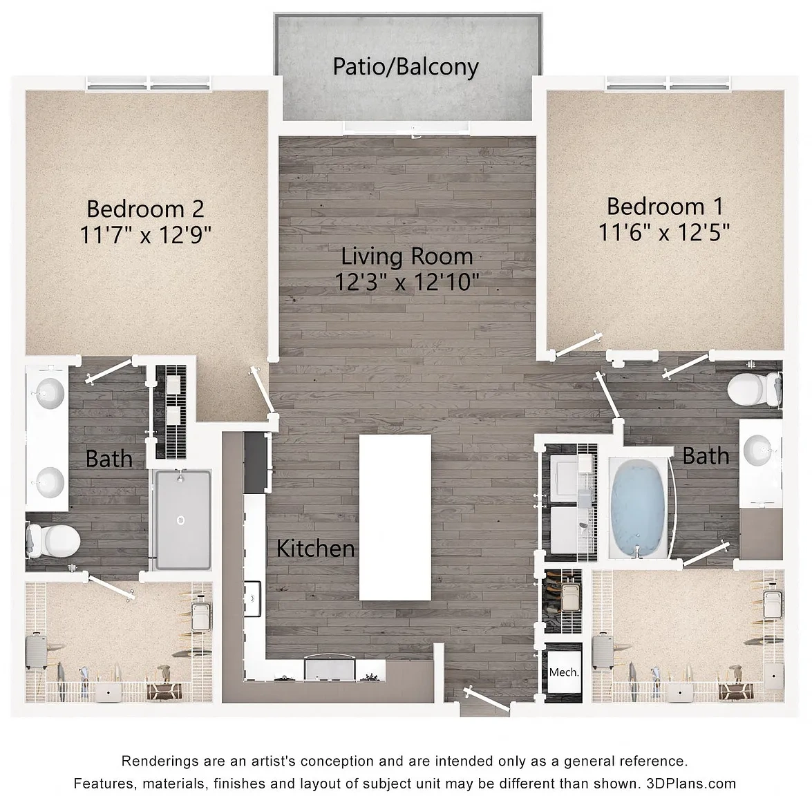 Artisan Flats – Floor plan