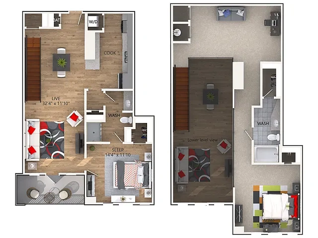 The Lofts at Atlantic Station – Floor plan