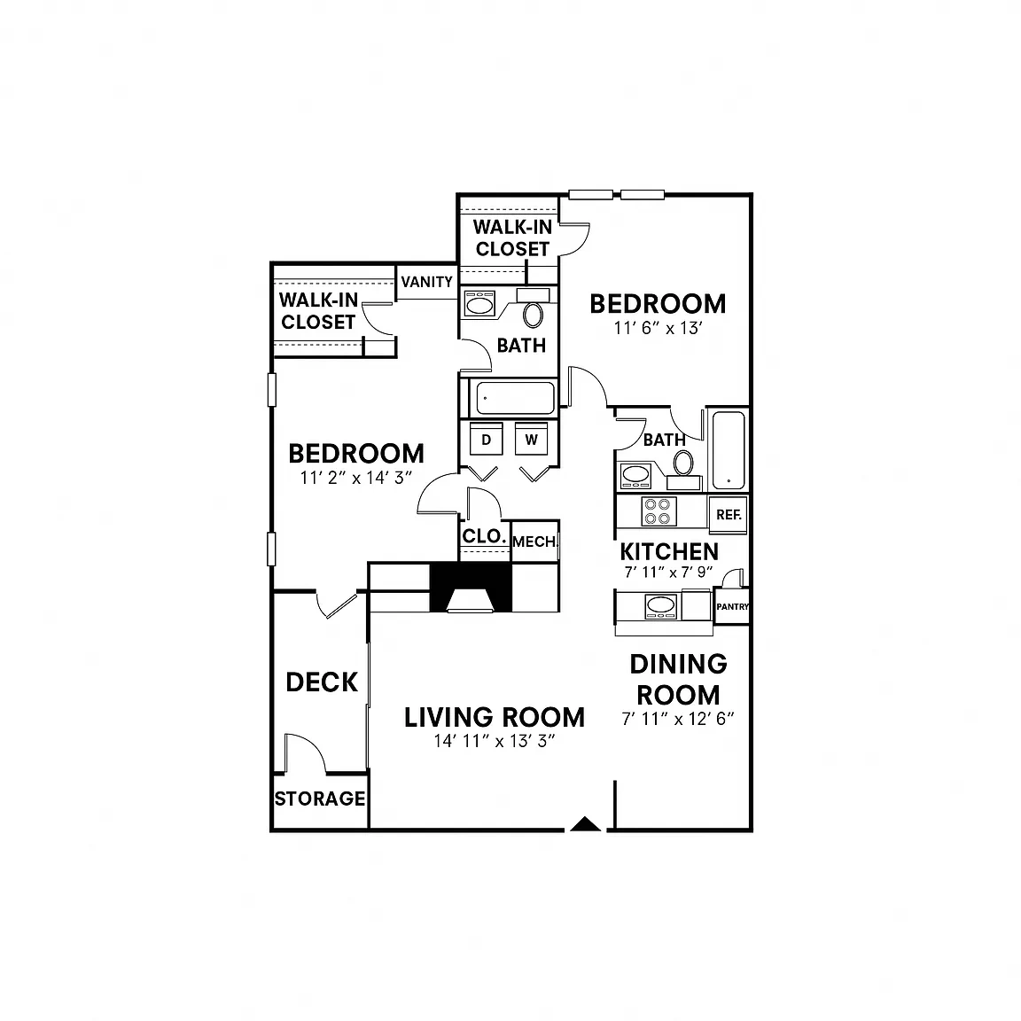 Chase Lea Apartment Homes – Floor plan