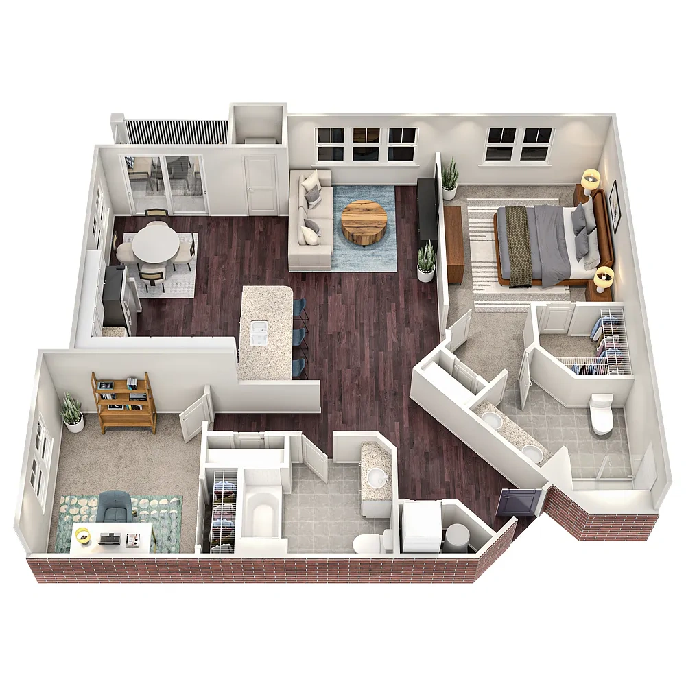The Residences of Orland Park Crossing – Floor plan
