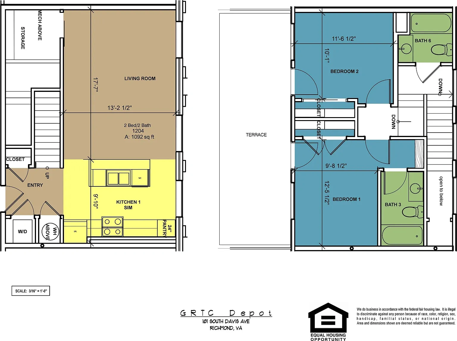 Cary Street Station – Floor plan