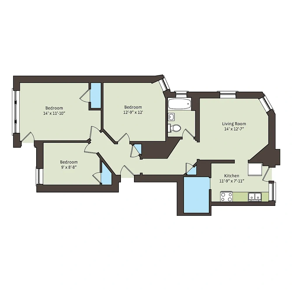 5339-5345 S. Woodlawn Avenue – Floor plan