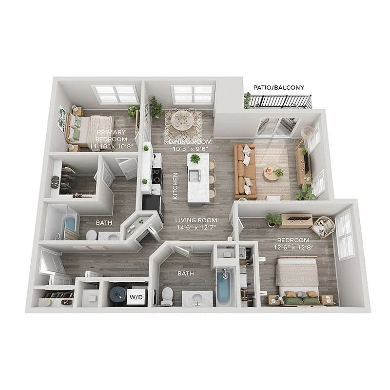 Lincoln Station Rowhomes – Floor plan