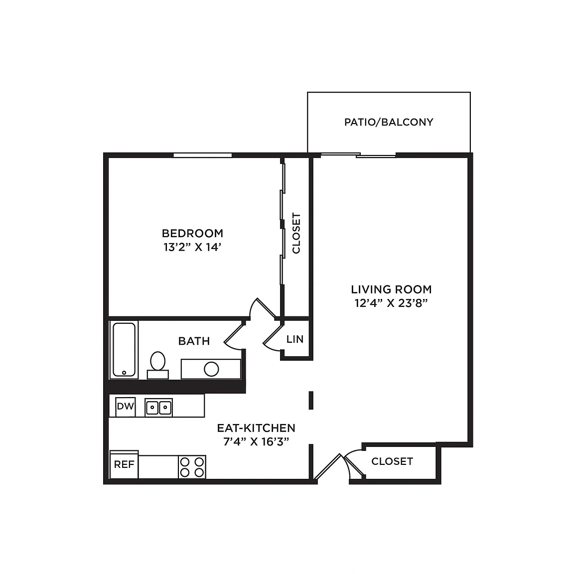 The Gates of Deer Grove Apartment Homes – Floor plan