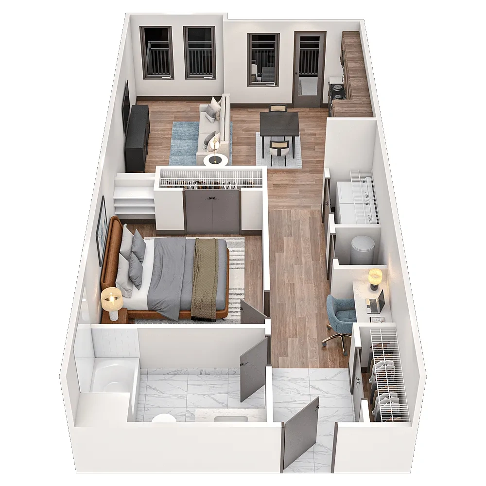 Martin on Main Apartments – Floor plan