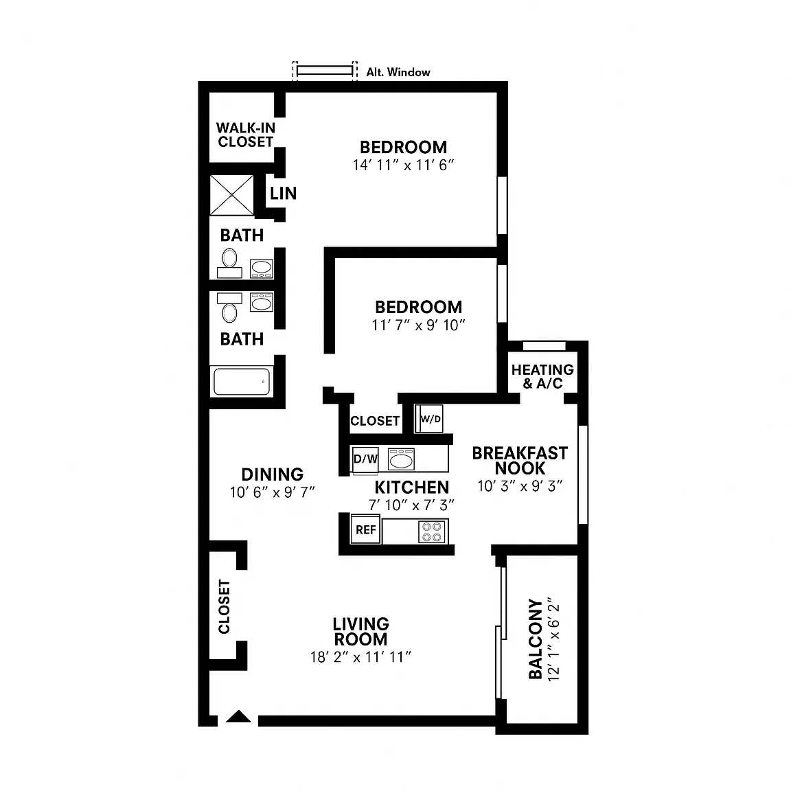 Montgomery Trace Apartment Homes – Floor plan
