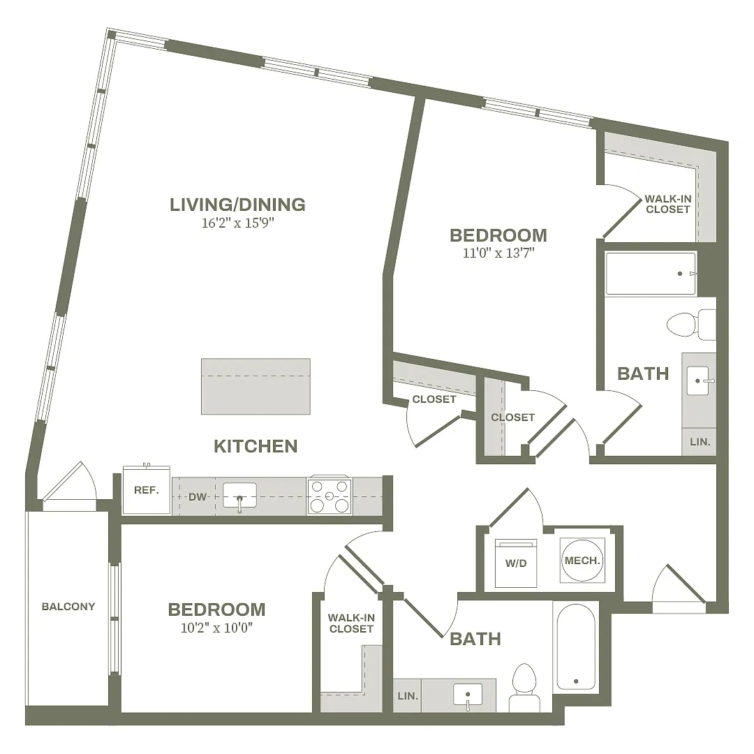Ten60 Bolivar – 2 Bed Type 2