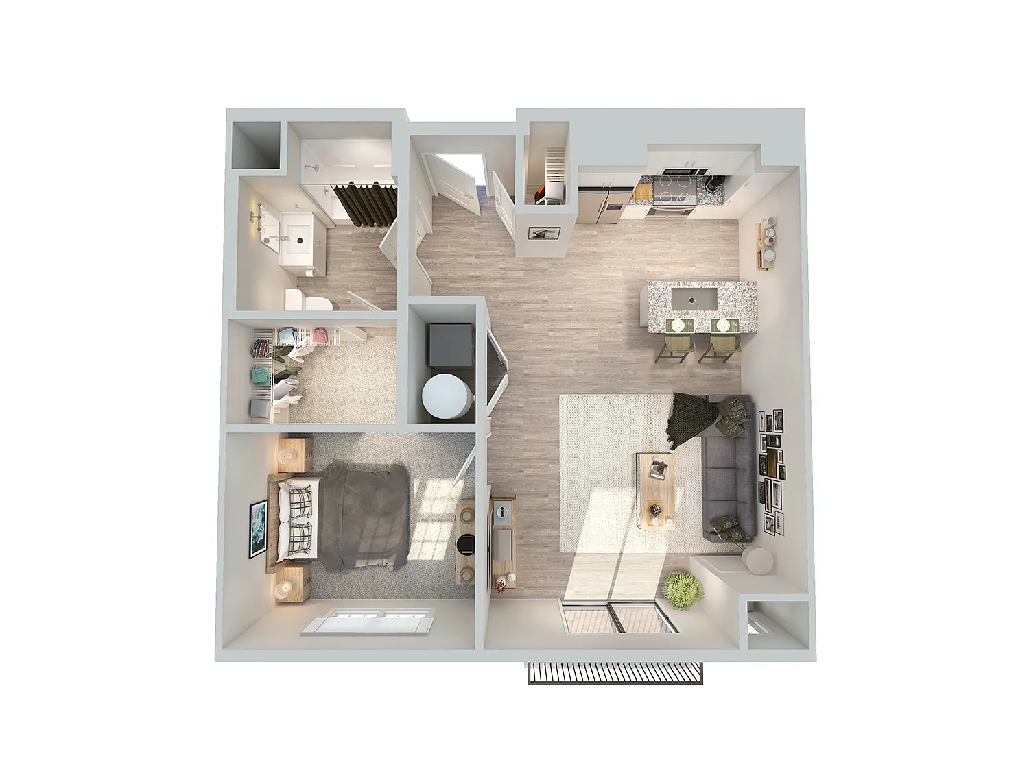 Park Lamont Apartments & Townhomes – B