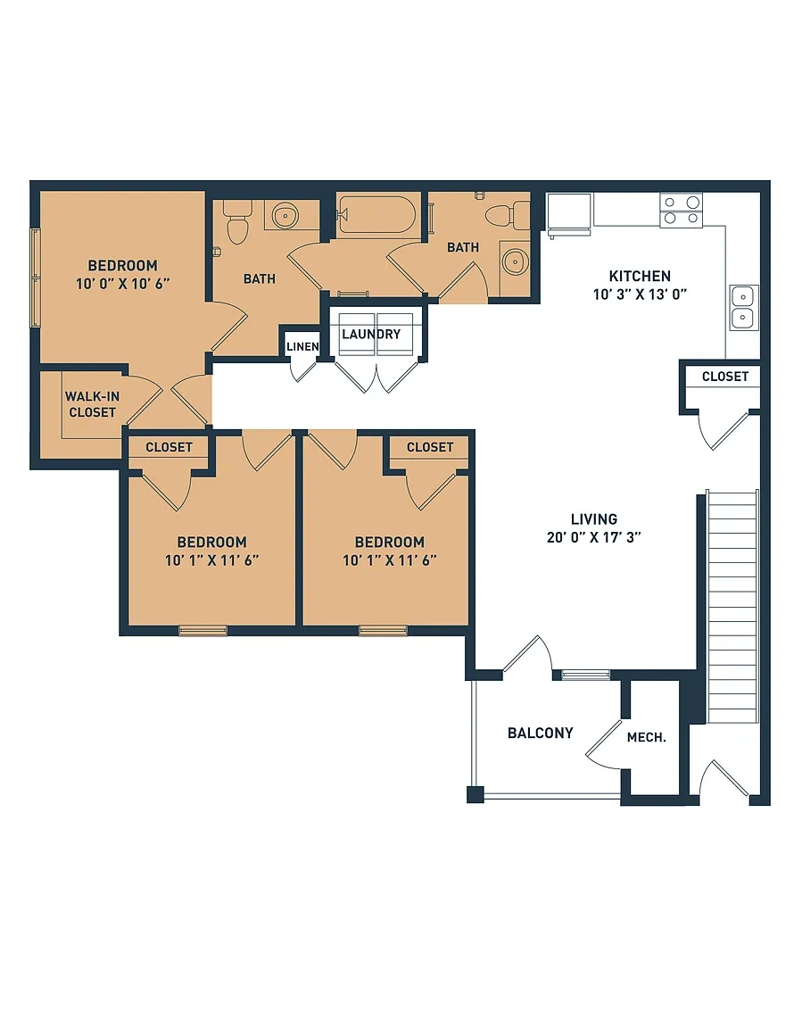 Hudson on Nine – Floor plan