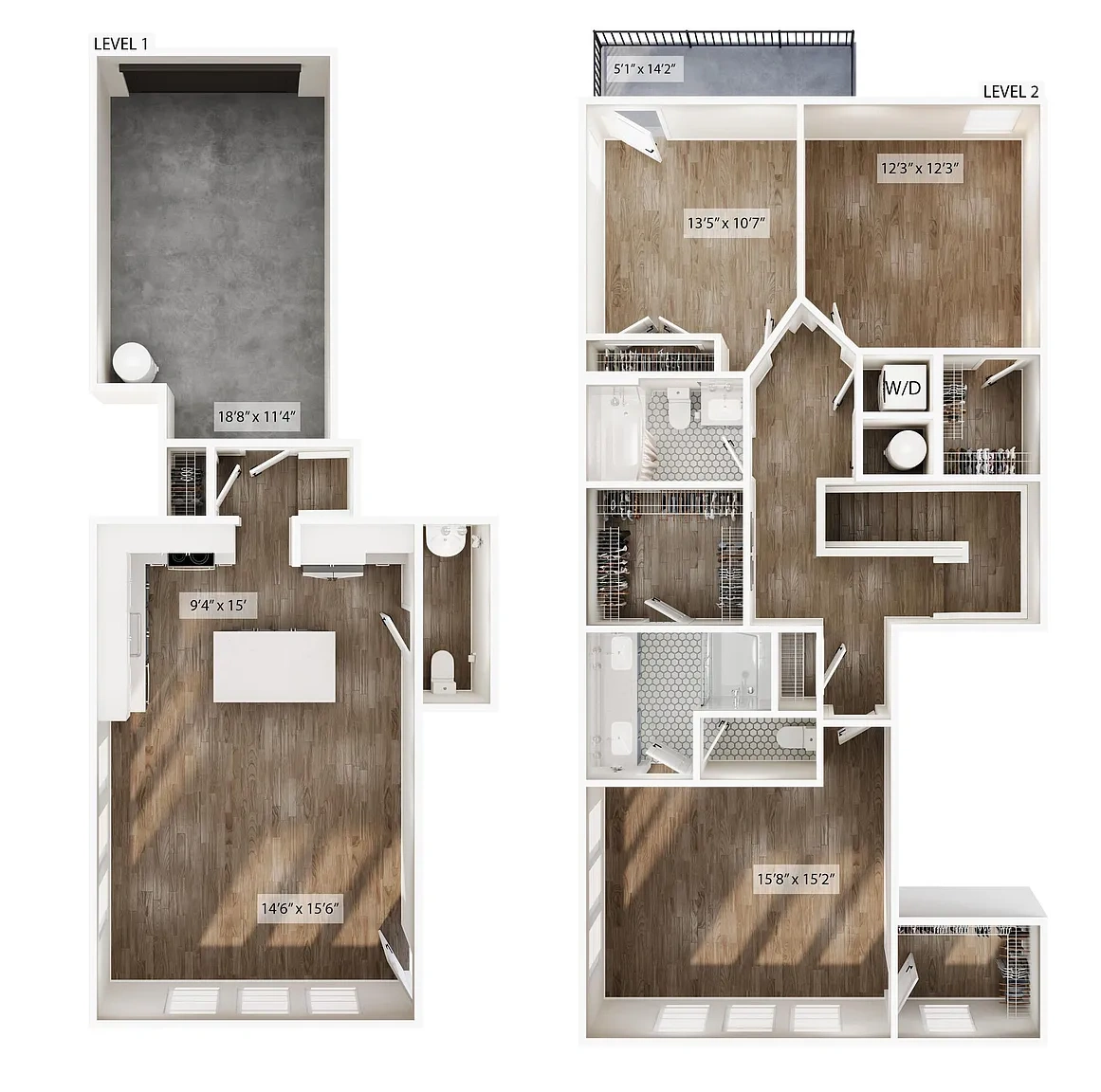 The Westbrook Townhomes at Brewers Row – Floor plan