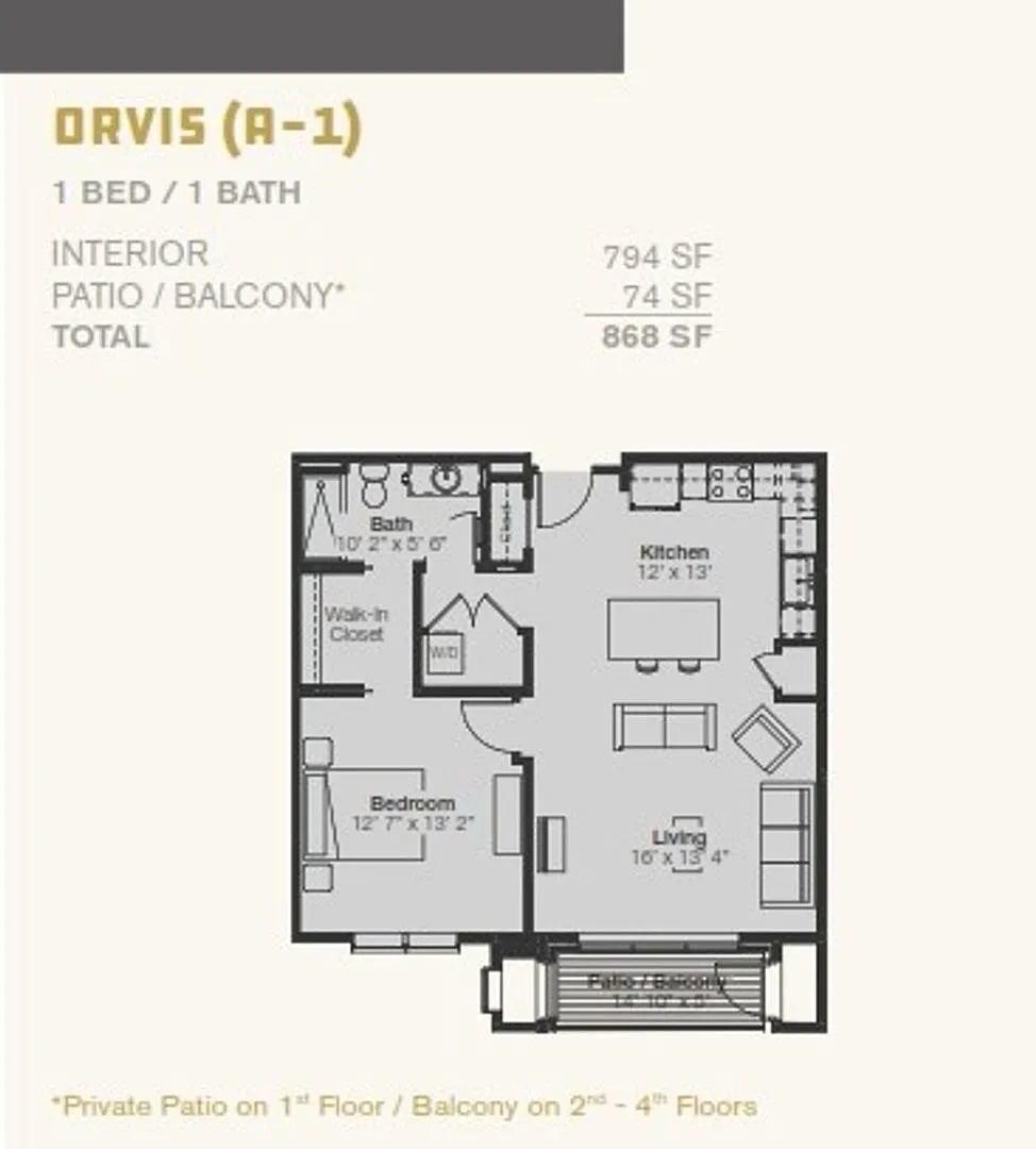 The Marquette – Floor plan
