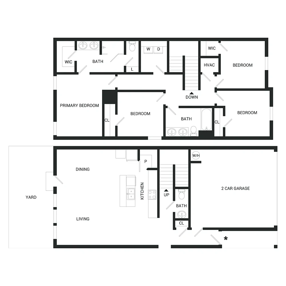 Urbane Duo Townhomes – Floor plan