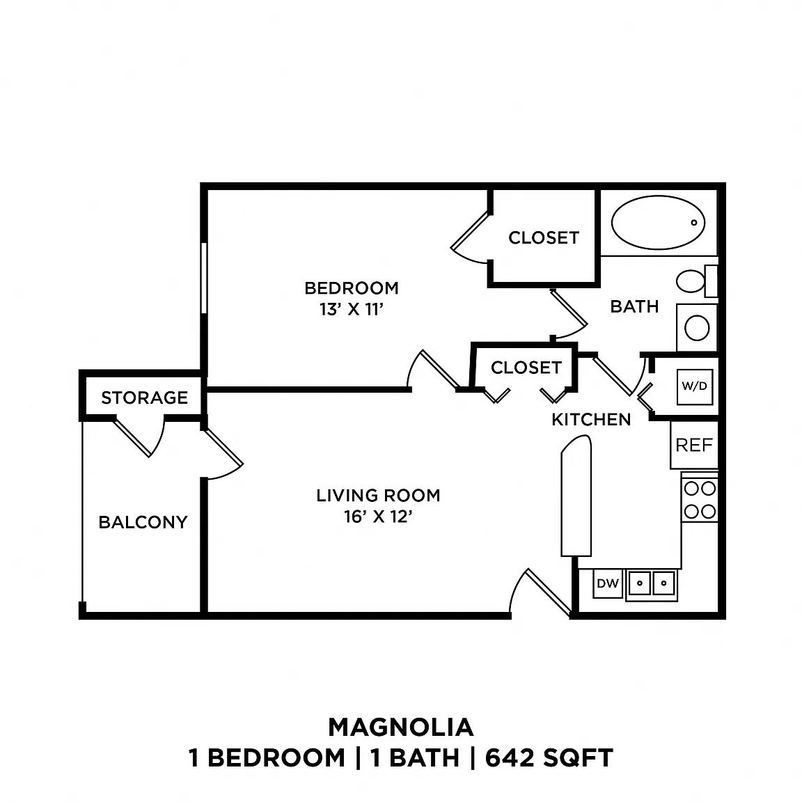 Park Laureate Apartment Homes – Floor plan