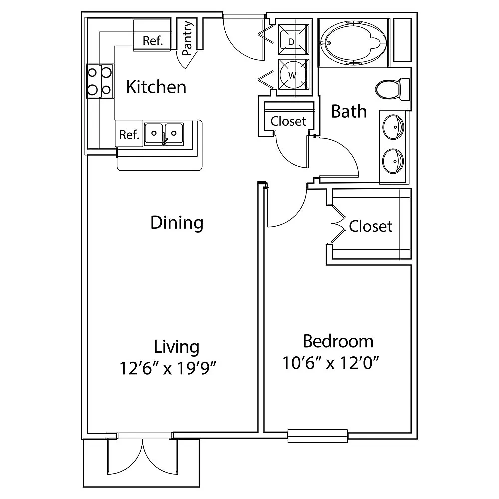 Ocean Shores – Floor plan