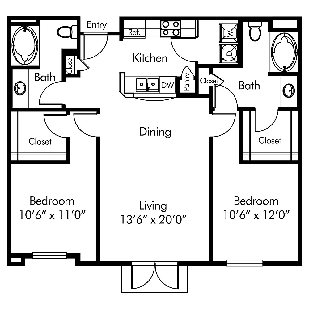 Ocean Shores – Floor plan