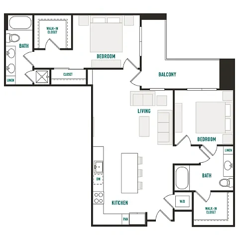 Canvas on Blake – Floor plan